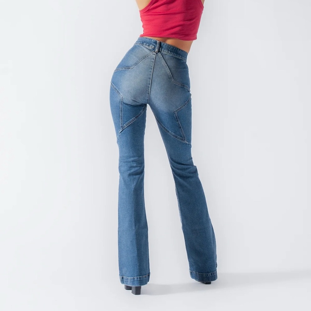 REVICE Blue Flare Jeans